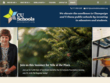 Tablet Screenshot of cuschoolsfoundation.org